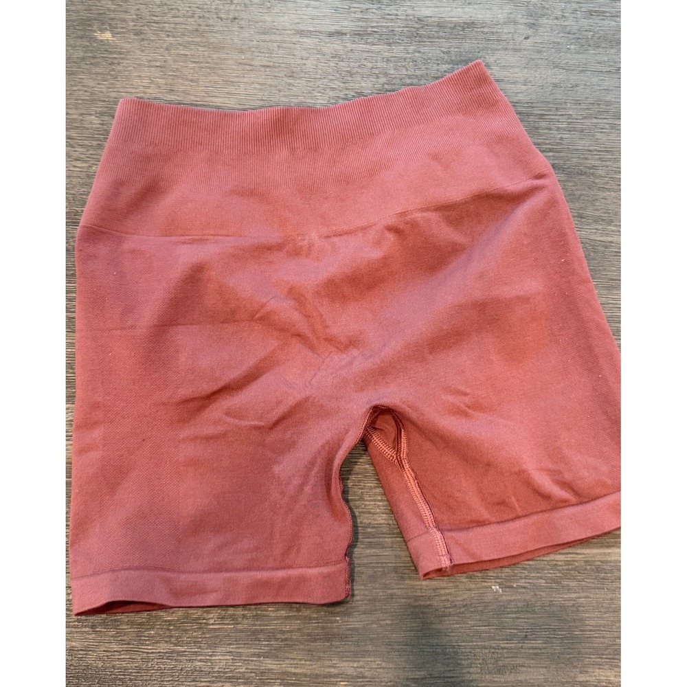 Alphalete Scrunch‎ Biker Shorts Womens Small Mauve